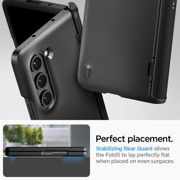 Spigen Samsung Galaxy Z Fold 5 Skal Slim Armor Pro Svart