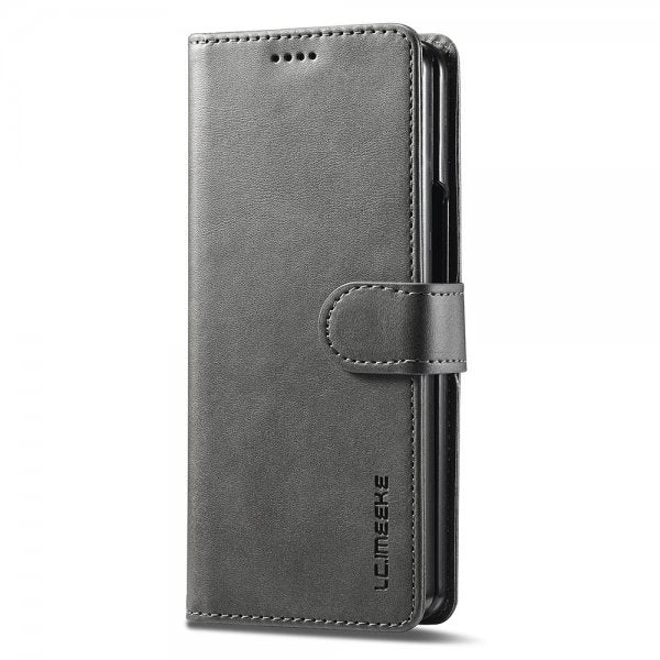 Lc.Imeeke Samsung Galaxy Z Fold 6 Fodral med Kortfack Stativfunktion Grå