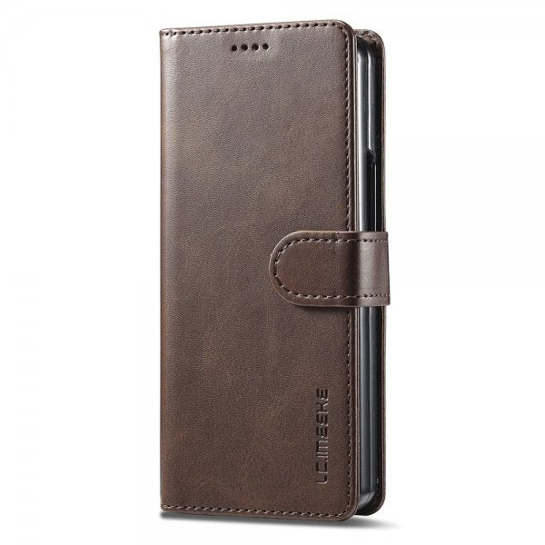 Lc.Imeeke Samsung Galaxy Z Fold 6 Fodral med Kortfack Stativfunktion Mörkbrun