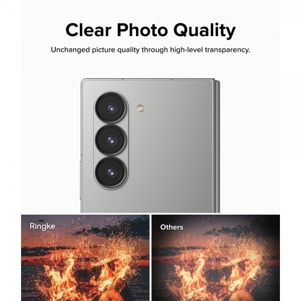 Ringke Samsung Galaxy Z Fold 6 Kameraskydd Camera Lens Frame 2-pack