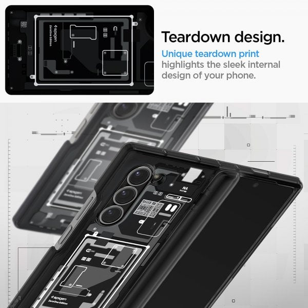 Spigen Samsung Galaxy Z Fold 6 Skal Ultra Hybrid Pro Zero One Svart