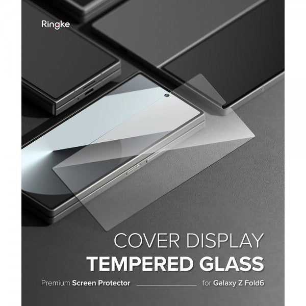 Ringke Samsung Galaxy Z Fold 6 Skärmskydd Cover Display Protector Glass 2-pack