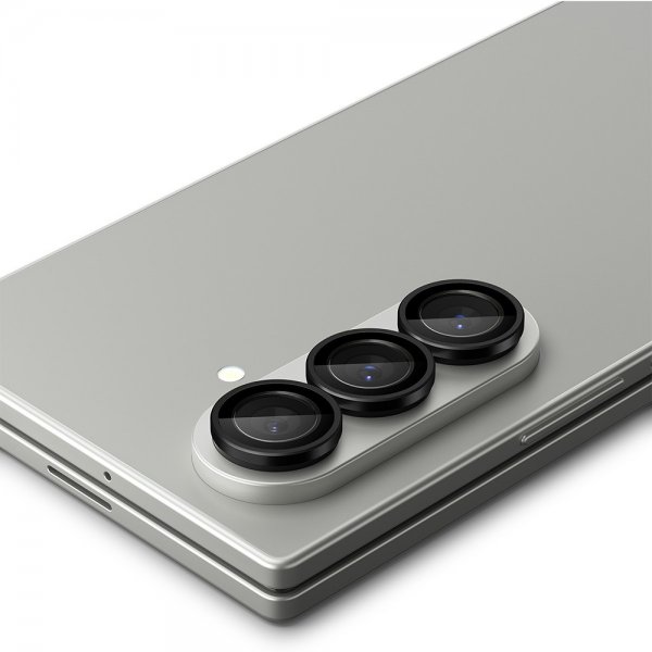 Spigen Samsung Galaxy Z Fold 7 Kameraskydd GLAS.tR EZ Fit Optik Pro 2-pack Svart