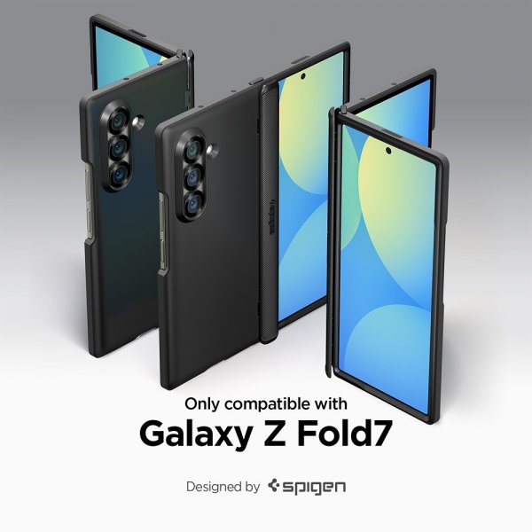 Spigen Samsung Galaxy Z Fold 7 Skal Slim Armor Pro MagFit Svart