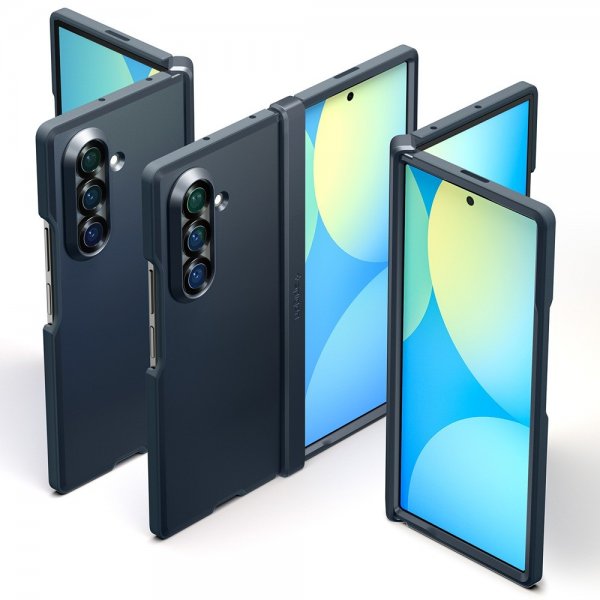 Spigen Samsung Galaxy Z Fold 7 Skal Tough Armor Pro MagFit Metal Slate
