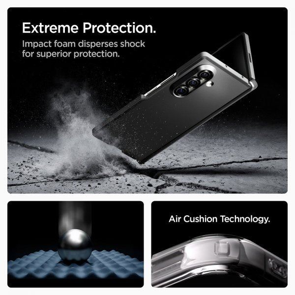 Spigen Samsung Galaxy Z Fold 7 Skal Tough Armor Pro MagFit Svart
