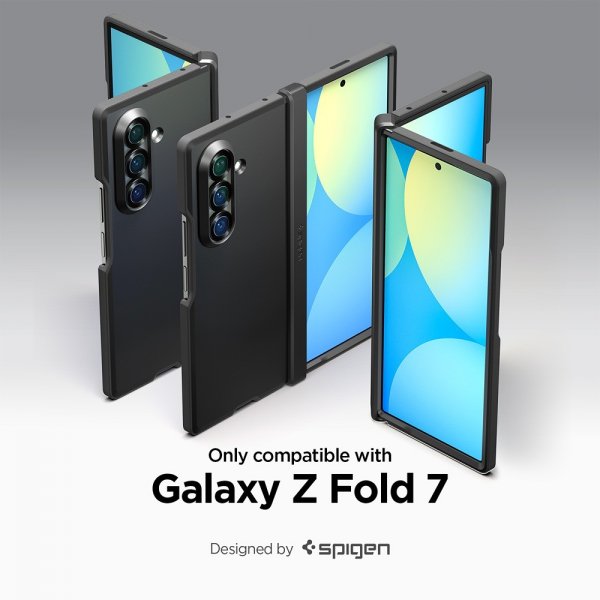 Spigen Samsung Galaxy Z Fold 7 Skal Tough Armor Pro MagFit Svart