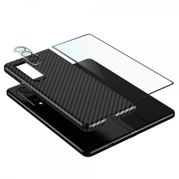 Benks Samsung Galaxy Z Fold3 Skal Aramid Fiber Omni Combo Svart