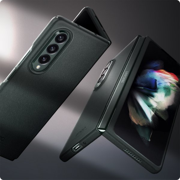 Spigen Samsung Galaxy Z Fold3 Skal Enzo Classic Green