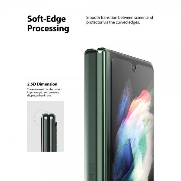 Ringke Samsung Galaxy Z Fold3 Skärmskydd Cover Display Protector Glass