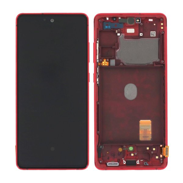 Samsung S20 FE 4G Skärm med LCD Display Original - Röd