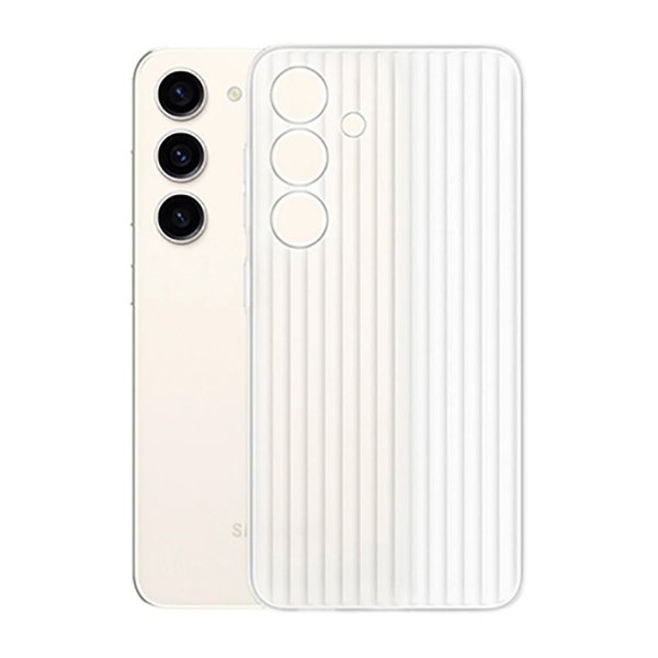 Samsung Galaxy S24 Plus Skal Korrugerad Transparent