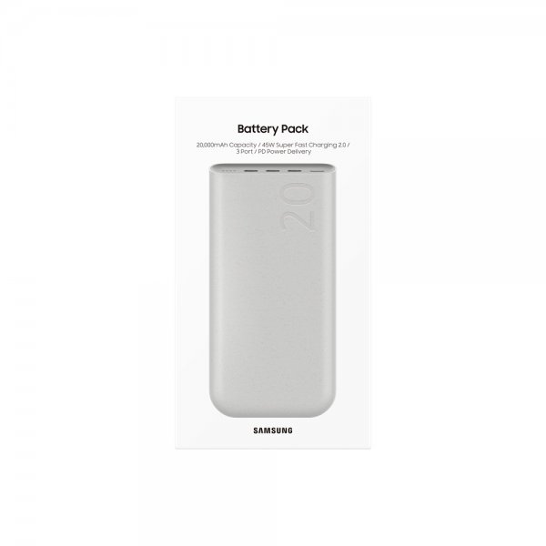 Samsung Original Powerbank Battery Pack 20 000 mAh 45W Beige