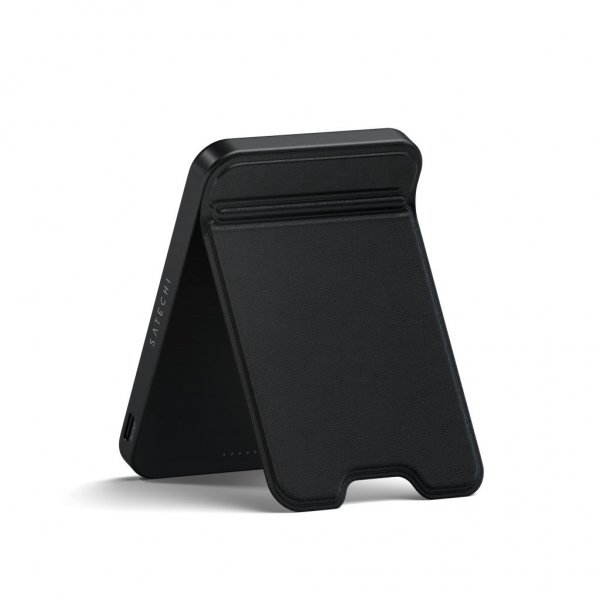 Satechi OntheGo Qi2 5K MagSafe-powerbank med Stativ Svart