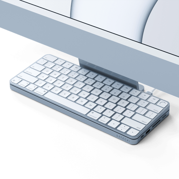 Satechi Universal Adapter USB-C Slim Dock 24” iMac Blå