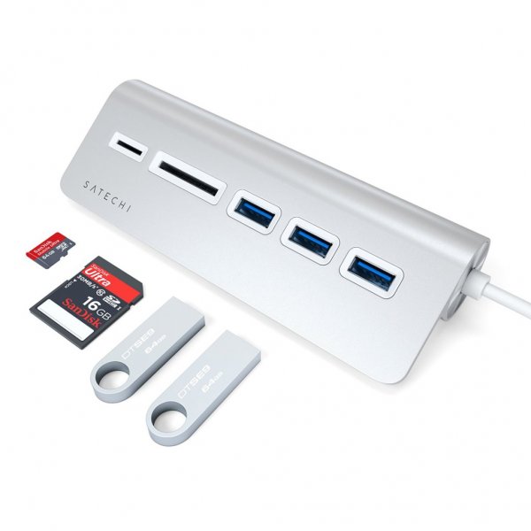 Satechi USB-C Combo Hub for Desktop Space Gray