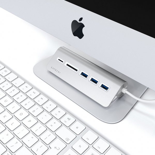 Satechi USB-C Combo Hub for Desktop Silver