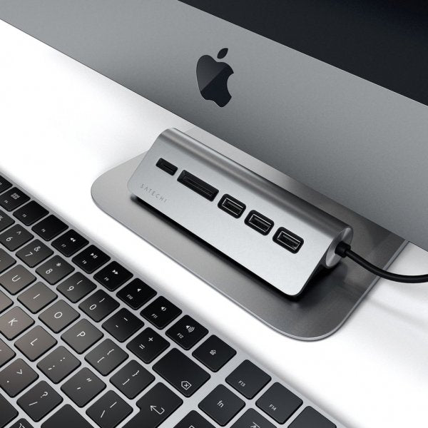 Satechi USB-C Combo Hub for Desktop Silver