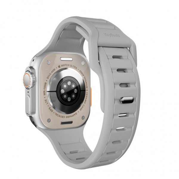 KeyBudz Apple Watch 44/45/46mm/Apple Watch Ultra Armband Journey Stone Grey