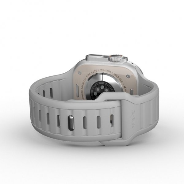 KeyBudz Apple Watch 44/45/46mm/Apple Watch Ultra Armband Journey Stone Grey