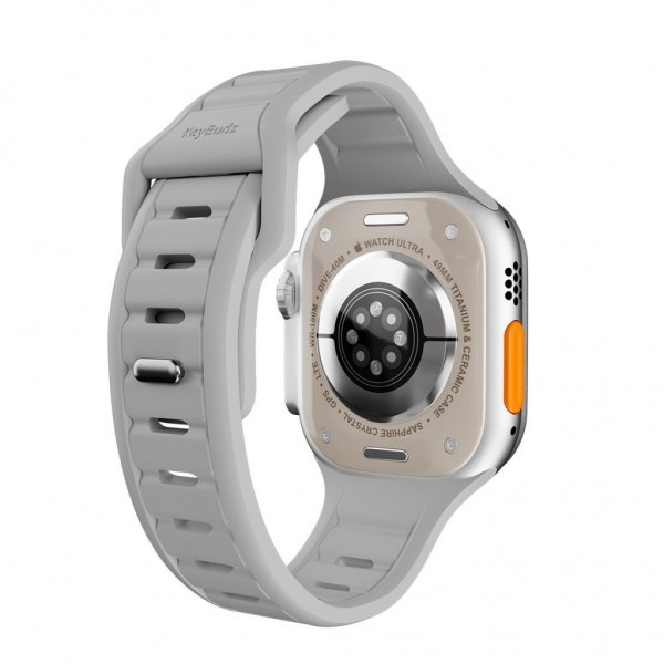KeyBudz Apple Watch 44/45/46mm/Apple Watch Ultra Armband Journey Stone Grey