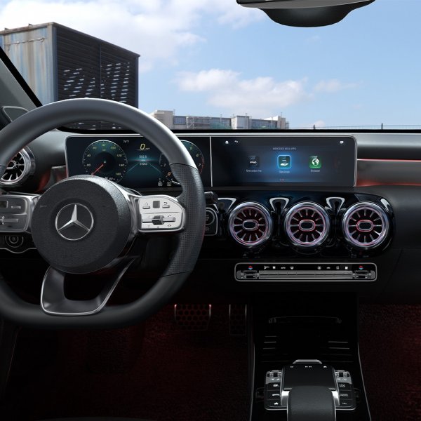 Spigen Skärmskydd GLAS.tR EZ FIT Anti-Glare Mercedes A-Class/GLB/CLA