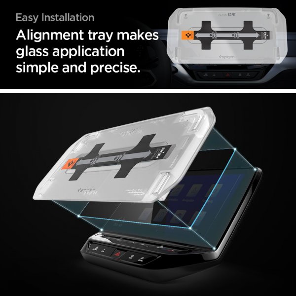 Spigen Skärmskydd GLAS.tR EZ FIT Anti-Glare Volkswagen ID.4 10"