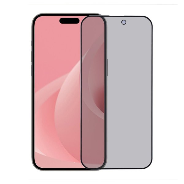 iPhone 16 Pro/iPhone 17 Skärmskydd Härdat Glas Privacy