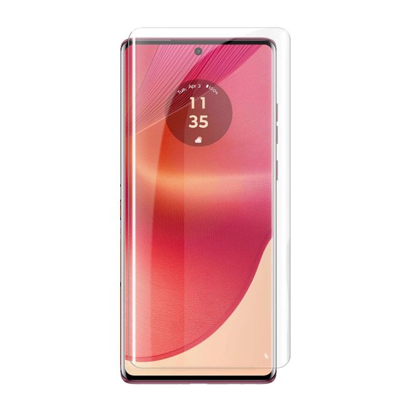 Motorola Edge 50 Fusion Skärmskydd UV-Ljus Härdat Glas