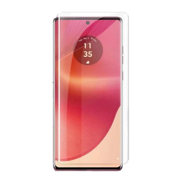 Motorola Edge 50 Neo Skärmskydd UV-Ljus Härdat Glas