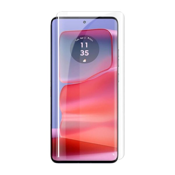Motorola Edge 50 Pro Skärmskydd UV-Ljus Härdat Glas