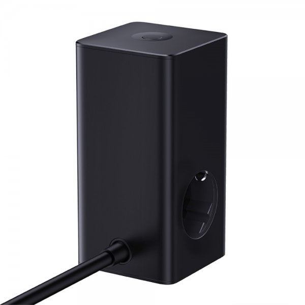 Baseus Skrivbordsladdare PowerCombo Tower Power Strip 100W Svart