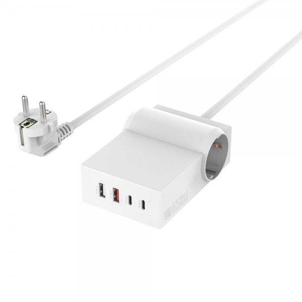 4smarts Skrivbordsladdare USB-C/A Power Strip Desk GaN 65W