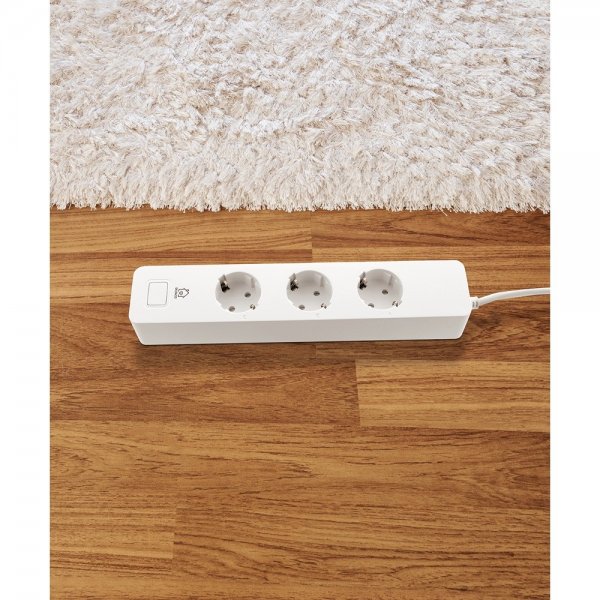 Deltaco Smart Home Smart Grenuttag WiFi 3xCEE 7/3 & 2xUSB-A 1.5m