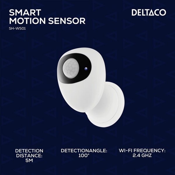 Deltaco Smart Home Smart Rörelsesensor WiFi