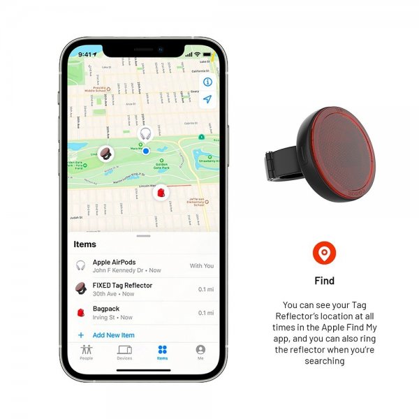 Fixed Smart Tracker Reflex för Cykel