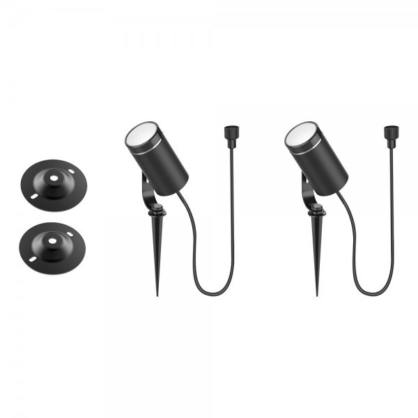 Deltaco Smart Home Smart Trädgårdsbelysning RGB 2-pack
