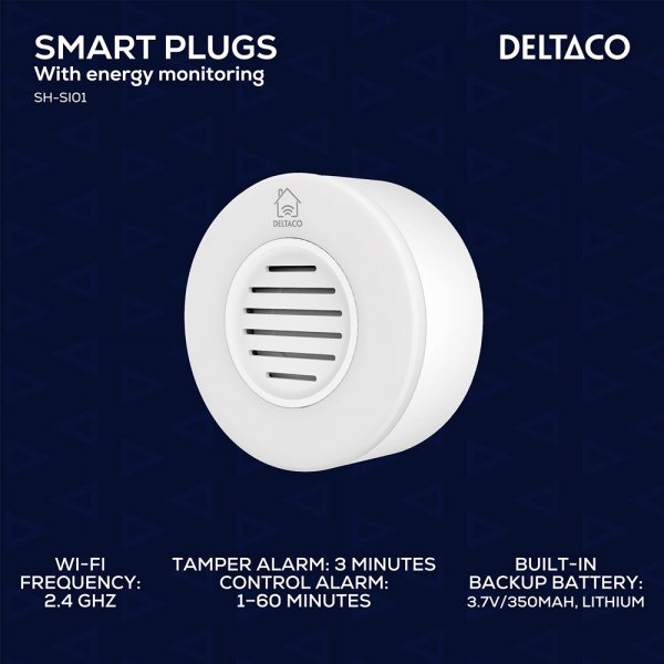 Deltaco Smart Home Smart WiFi Siren