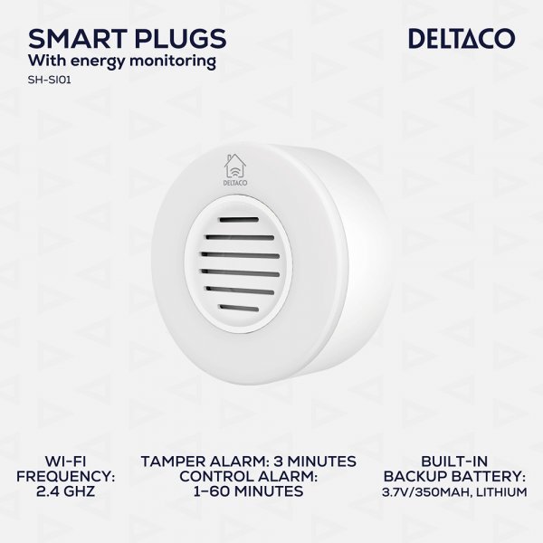 Deltaco Smart Home Smart WiFi Siren