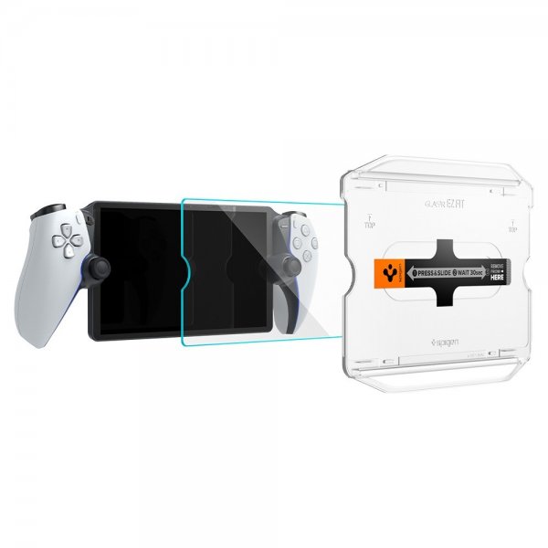 Spigen Sony PlayStation Portal Skärmskydd GLAS.tR EZ Fit