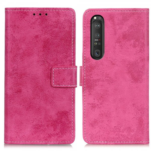 Sony Xperia 1 III Fodral Vintage Magenta
