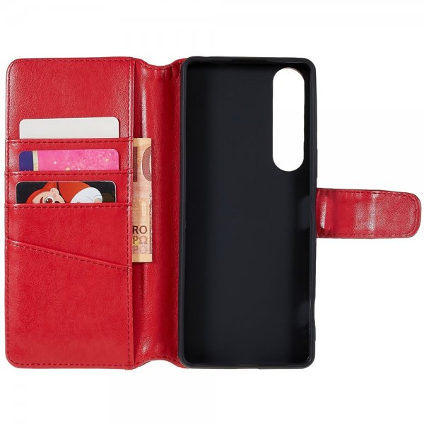 Nordic Covers Sony Xperia 1 IV Fodral Essential Leather Poppy Red