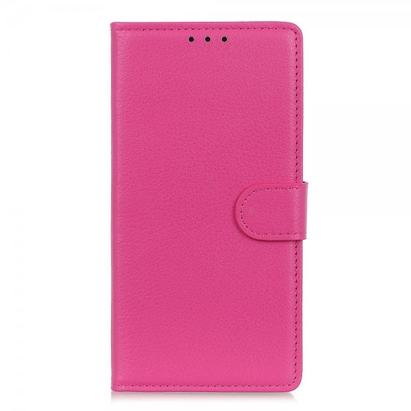 Sony Xperia 1 IV Fodral Litchi Magenta