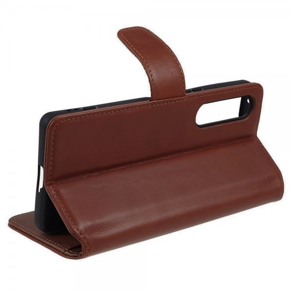 Nordic Covers Sony Xperia 1 V Fodral Essential Leather Maple Brown