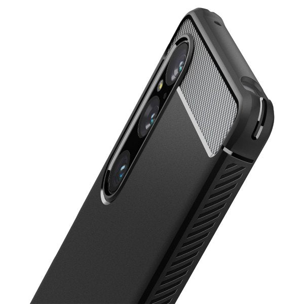 Spigen Sony Xperia 1 V Skal Rugged Armor Matte Black