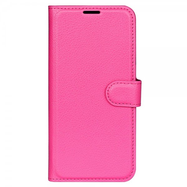 Sony Xperia 1 VI Fodral Litchi Magenta