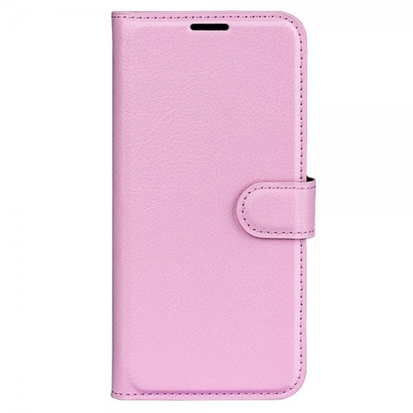 Sony Xperia 1 VI Fodral Litchi Rosa