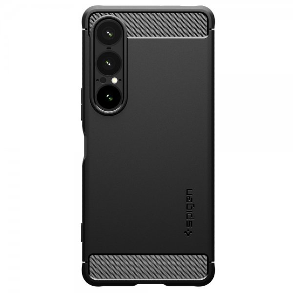 Spigen Sony Xperia 1 VII Skal Rugged Armor Matte Black