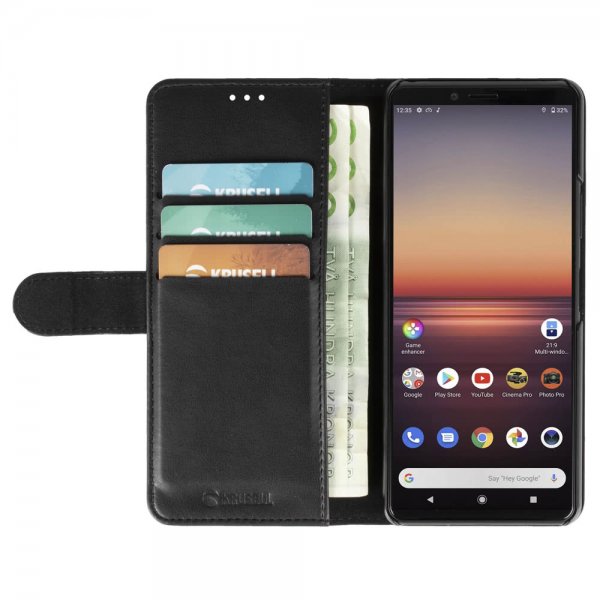 Krusell Sony Xperia 10 II Fodral PhoneWallet Svart