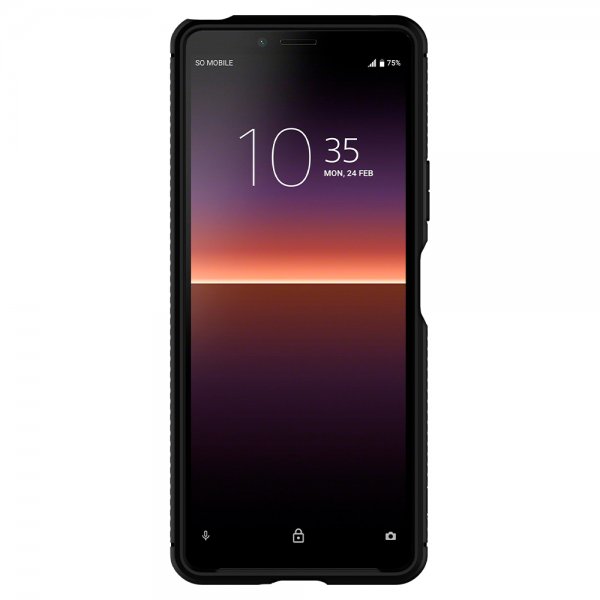 Spigen Sony Xperia 10 II Skal Rugged Armor Matte Black